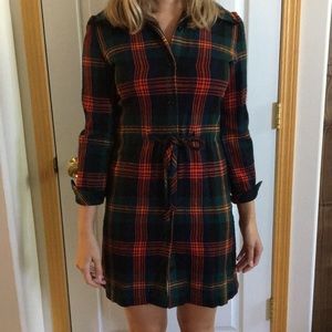 Vintage Small Plaid Dress